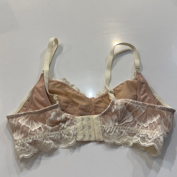 Morrow + Mint Tulip Lace Organic Cotton Nursing Bralette. Size L - Picture 6 of 12